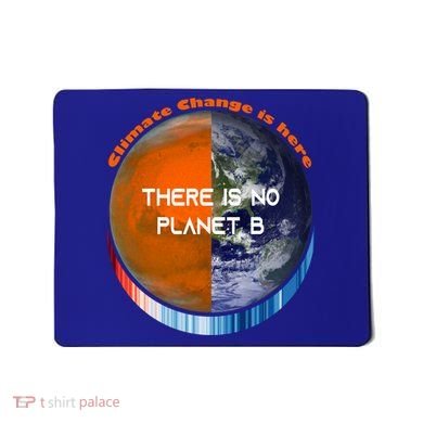 Showyourstripes – There Is No Planet B Climate Change Gift Mousepad