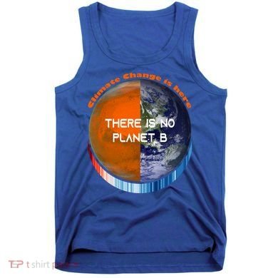 Showyourstripes – There Is No Planet B Climate Change Gift Tank Top