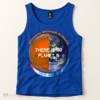 Showyourstripes – There Is No Planet B Climate Change Gift Tank Top thumb 2