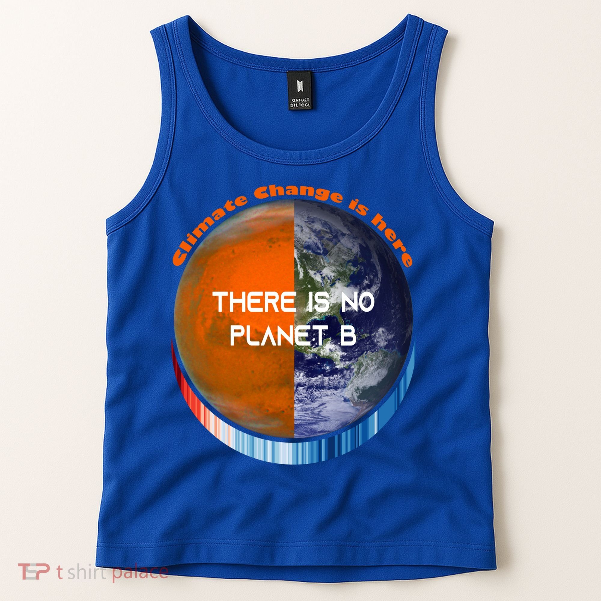 Showyourstripes – There Is No Planet B Climate Change Gift Tank Top