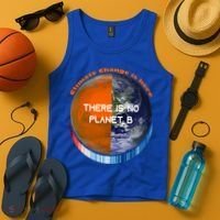Showyourstripes – There Is No Planet B Climate Change Gift Tank Top thumb 4