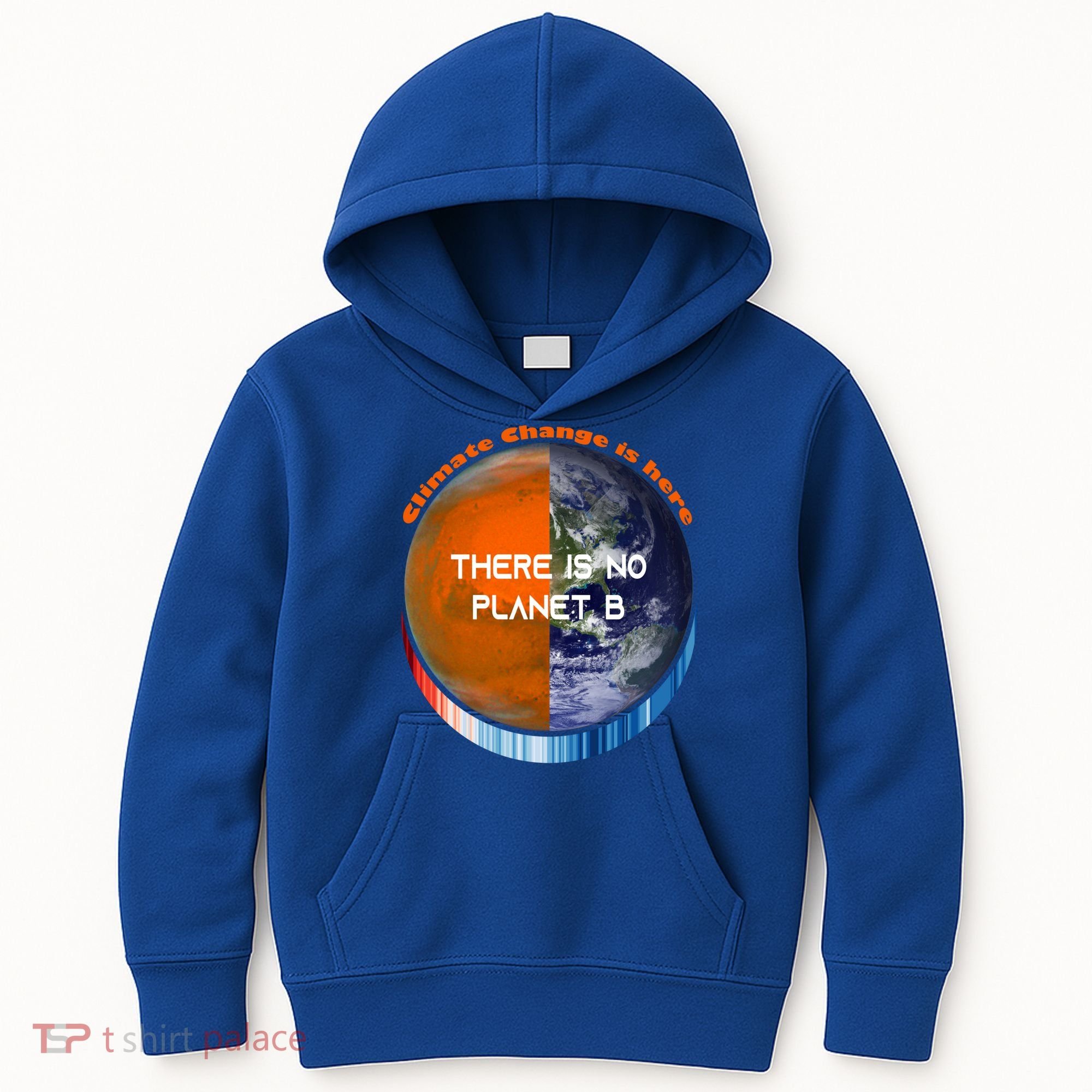 Showyourstripes – There Is No Planet B Climate Change Gift Kids Hoodie