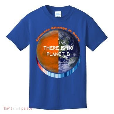 Showyourstripes – There Is No Planet B Climate Change Gift Kids T-Shirt