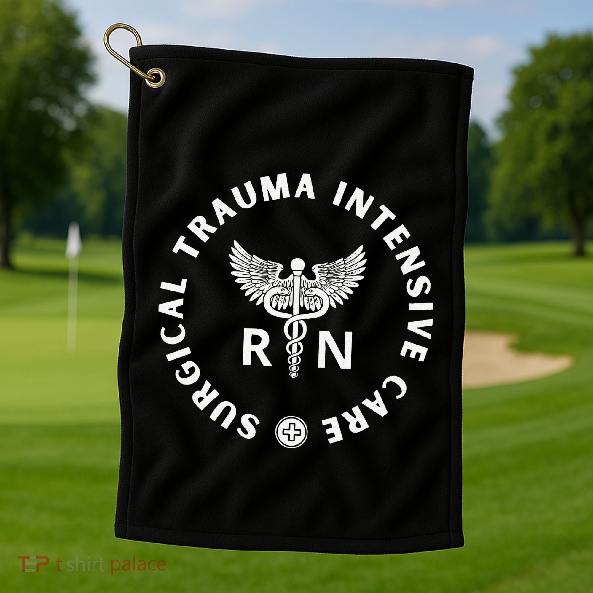Surgical Trauma Icu Nurse Rn Sticu Nurse Appreciation Golf Towel