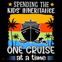 Spending The  Inheritance One Cruise At A Time Meaningful Gift Women's Hoodie thumb 2