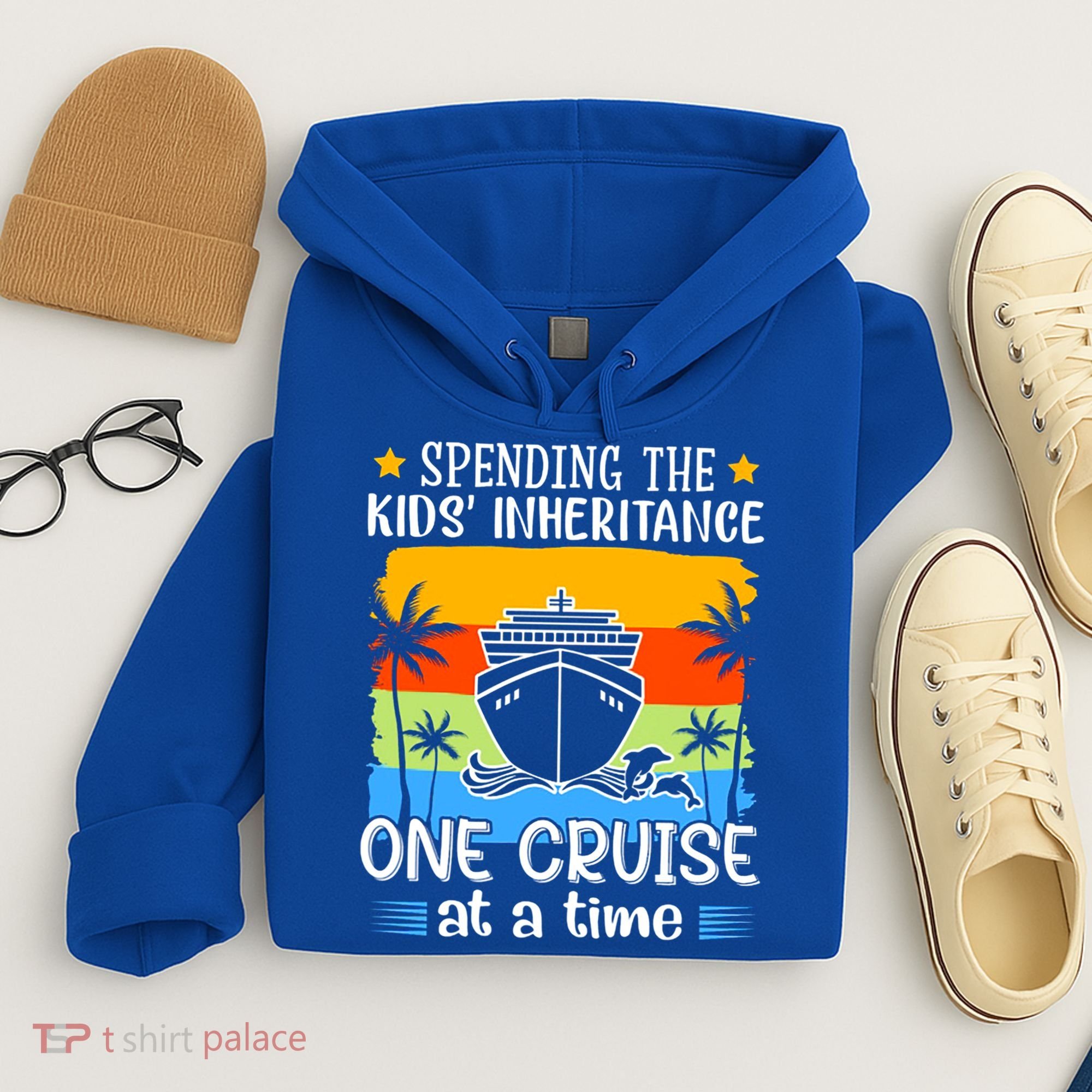 Spending The  Inheritance One Cruise At A Time Meaningful Gift Hoodie