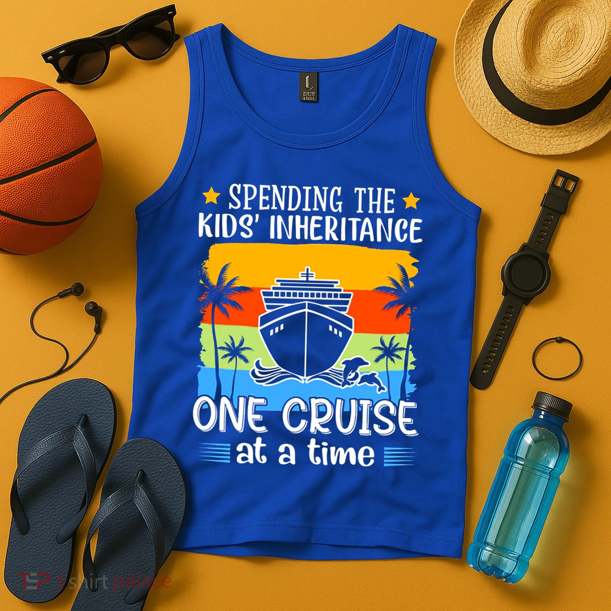 Spending The  Inheritance One Cruise At A Time Meaningful Gift Tank Top