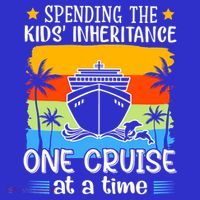 Spending The  Inheritance One Cruise At A Time Meaningful Gift Women's Long Sleeve Shirt thumb 2