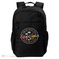 Sped Teacher I Am Their Voice They Are My Heart Speducator Backpack thumb 0