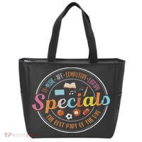 Sped Teacher I Am Their Voice They Are My Heart Speducator Tote Bag thumb 0
