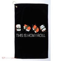 Sushi This Is How I Roll Golf Towel thumb 0