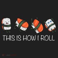 Sushi This Is How I Roll Golf Towel thumb 3