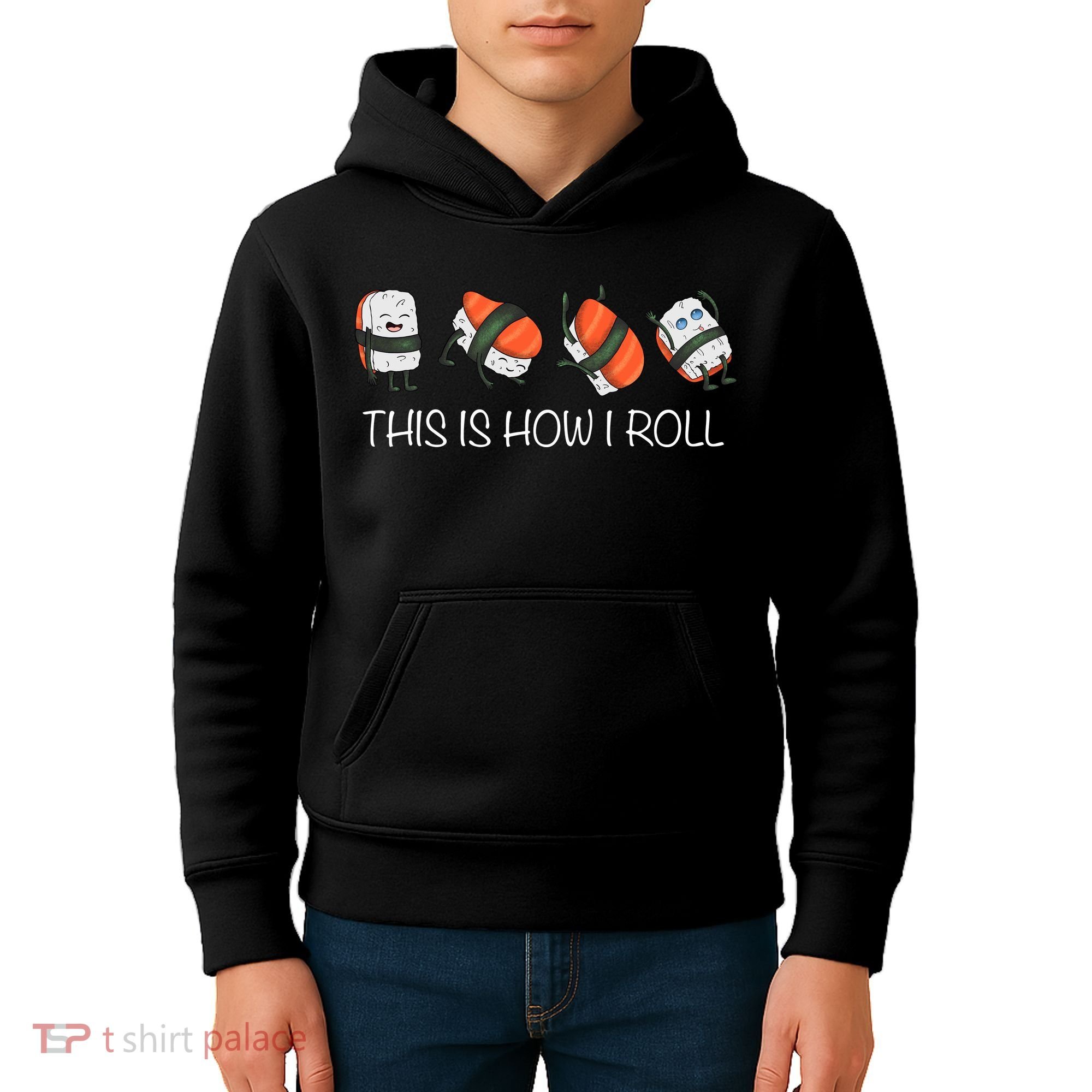 Sushi This Is How I Roll Kids Hoodie