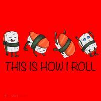 Sushi This Is How I Roll Santa Hat thumb 1