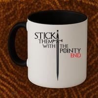 Stick Them With The Pointy End Coffee Mug thumb 2