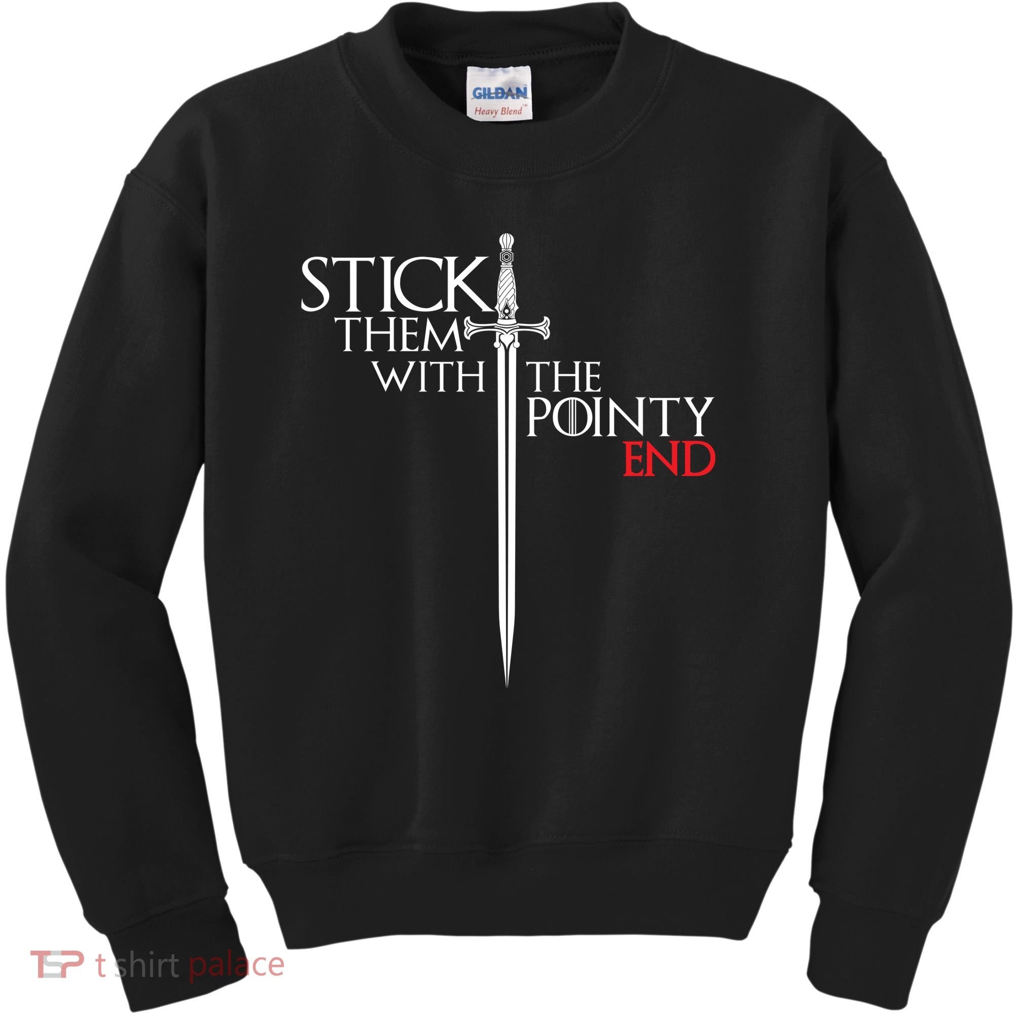 Stick Them With The Pointy End Kids Sweatshirt