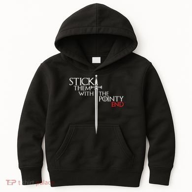Stick Them With The Pointy End Kids Hoodie
