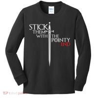 Stick Them With The Pointy End Kids Long Sleeve Shirt thumb 0