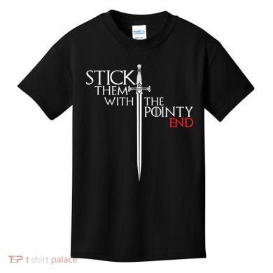 Stick Them With The Pointy End Kids T-Shirt