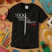 Stick Them With The Pointy End Kids T-Shirt thumb 3