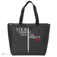 Stick Them With The Pointy End Tote Bag thumb 0