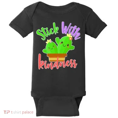 Stick With Kindness Baby Bodysuit