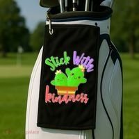 Stick With Kindness Golf Towel thumb 2