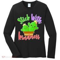 Stick With Kindness Women's Long Sleeve Shirt thumb 0