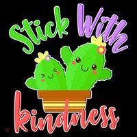 Stick With Kindness Women's Long Sleeve Shirt thumb 2