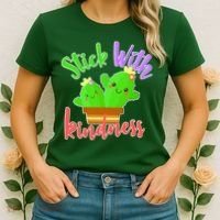Stick With Kindness Women's T-Shirt thumb 2