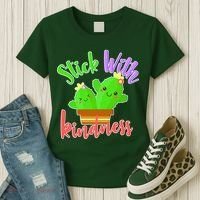 Stick With Kindness Women's T-Shirt thumb 3