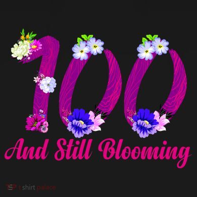 Still Blooming 100th Birthday Flowers Backpack