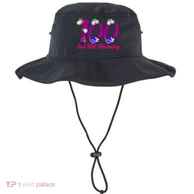 Still Blooming 100th Birthday Flowers Bucket Hat