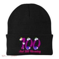 Still Blooming 100th Birthday Flowers Beanie thumb 0