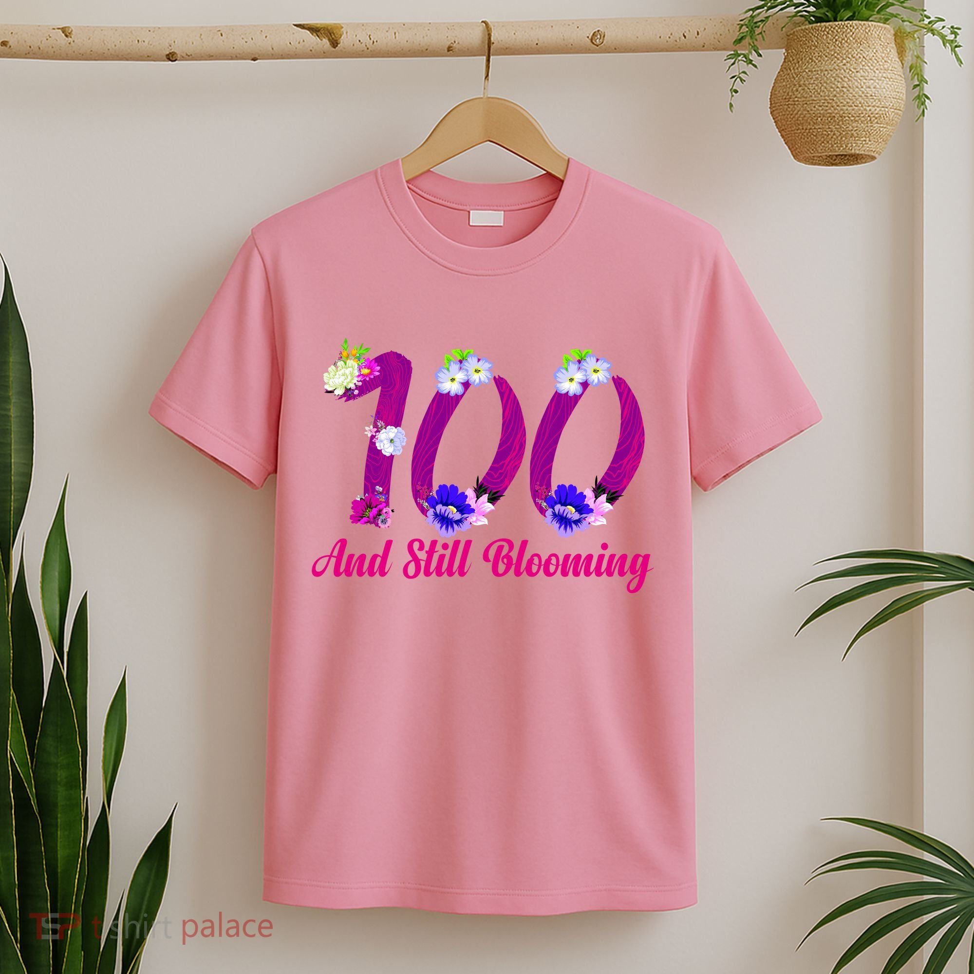 Still Blooming 100th Birthday Flowers T-Shirt