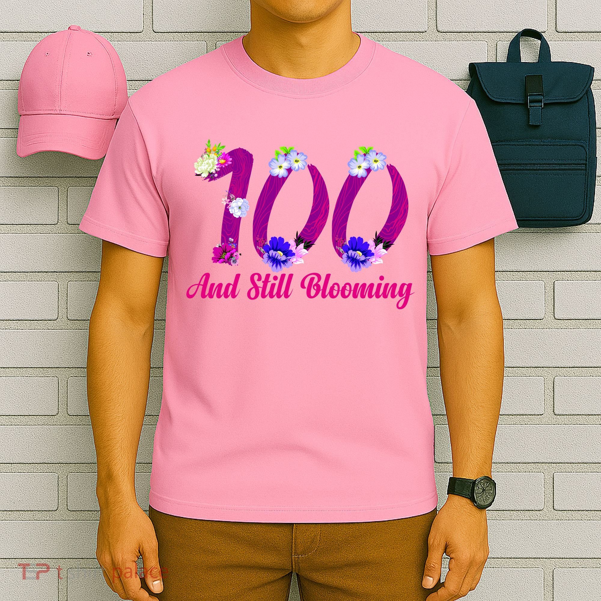 Still Blooming 100th Birthday Flowers T-Shirt