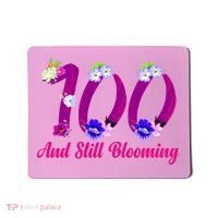 Still Blooming 100th Birthday Flowers Mousepad thumb 0