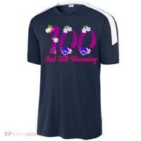 Still Blooming 100th Birthday Flowers Sport-Tek Competitor United Soccer Jersey thumb 2