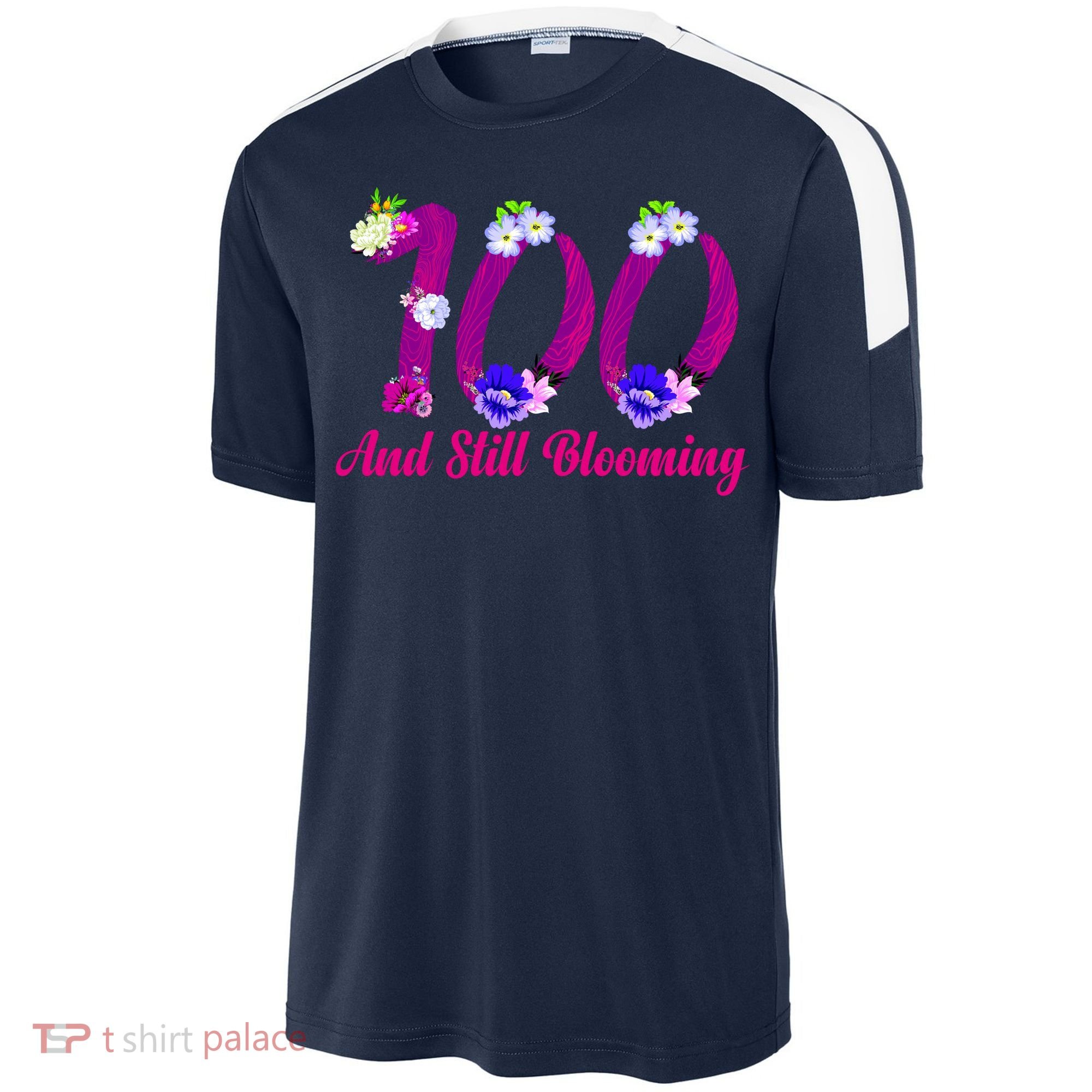 Still Blooming 100th Birthday Flowers Sport-Tek Competitor United Soccer Jersey