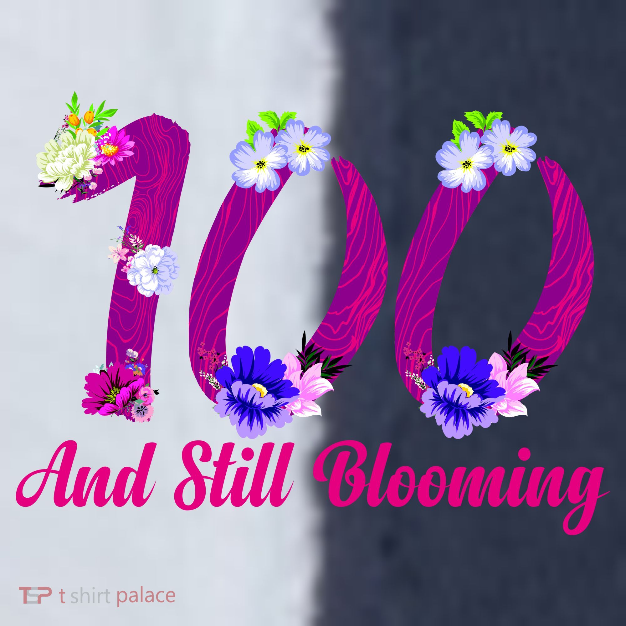 Still Blooming 100th Birthday Flowers Sport-Tek Competitor United Soccer Jersey
