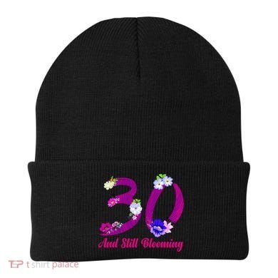 Still Blooming 30th Birthday Flowers Beanie