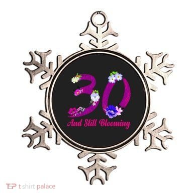 Still Blooming 30th Birthday Flowers Ornament