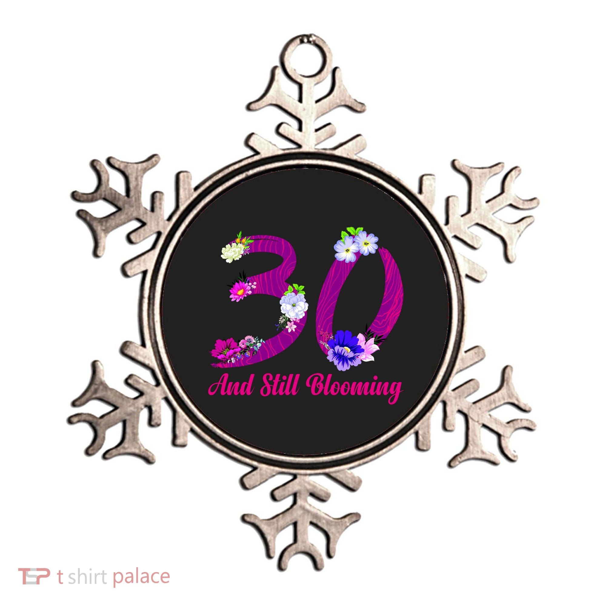 Still Blooming 30th Birthday Flowers Ornament