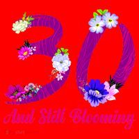 Still Blooming 30th Birthday Flowers Santa Hat thumb 1