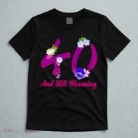 Still Blooming 40th Birthday Flowers T-Shirt thumb 5