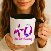 Still Blooming 40th Birthday Flowers Coffee Mug thumb 3