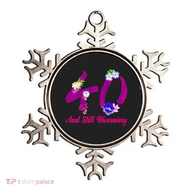 Still Blooming 40th Birthday Flowers Ornament