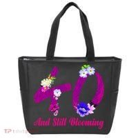 Still Blooming 40th Birthday Flowers Tote Bag thumb 0