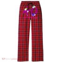 Still Blooming 40th Birthday Flowers Women's Flannel Plaid Pajama Pants thumb 0