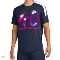 Still Blooming 40th Birthday Flowers Sport-Tek Competitor United Soccer Jersey thumb 0